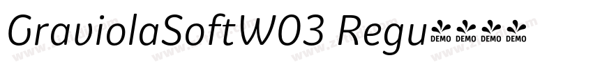 GraviolaSoftW03 Regu字体转换